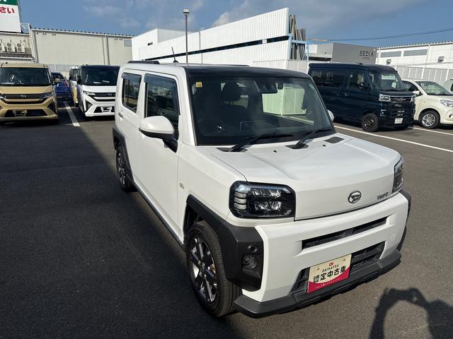 タフトＧターボターボ車　インパネシフト　プッシュスタートスイッチ　電子カードキー　　カーナビ　シートヒーター　　アルミ　オートマチックハイビーム　ガラスルーフ　レーンアシスト　ＡＢＳ　衝突軽減ブレーキサポート（鹿児島県）の中古車