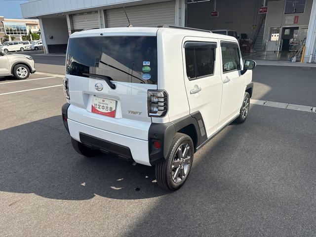 タフトＧターボターボ車　インパネシフト　プッシュスタートスイッチ　電子カードキー　　カーナビ　シートヒーター　　アルミ　オートマチックハイビーム　ガラスルーフ　レーンアシスト　ＡＢＳ　衝突軽減ブレーキサポート（鹿児島県）の中古車