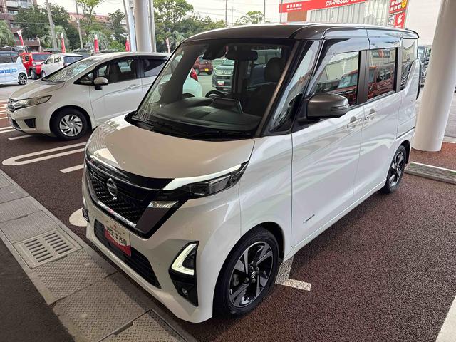 ルークスハイウェイスター　Ｇターボプロパイロットエディションターボ車　インパネシフト　プッシュスタートスイッチ　電子カードキー　アルミホイール　ＡＢＳ　ステアリングスイッチ　リアカメラ（鹿児島県）の中古車