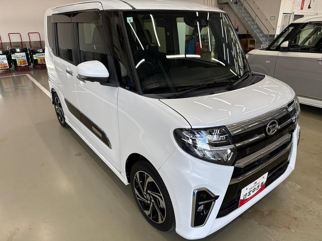 タントカスタムＲＳターボエンジン　インパネシフト　プッシュスタートスイッチ　電子カードキー　レーンキープＡ　両側スライドドア　アルミホイール　ＡＢＳ　エマージェンシーブレーキ（鹿児島県）の中古車