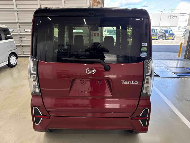 タントカスタムＲＳセレクションターボ車　インパネシフト　プッシュスタートスイッチ　電子カードキー　アルミホイール　衝突軽減Ｂ　車線逸脱　両側電動スライドＤ（鹿児島県）の中古車