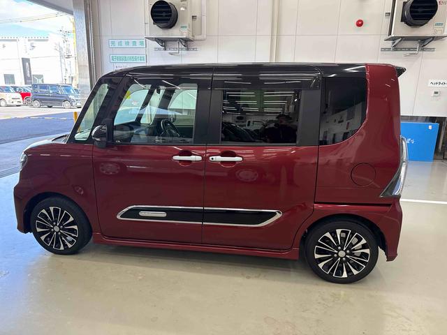 タントカスタムＲＳセレクションターボ車　インパネシフト　プッシュスタートスイッチ　電子カードキー　アルミホイール　衝突軽減Ｂ　車線逸脱　両側電動スライドＤ（鹿児島県）の中古車