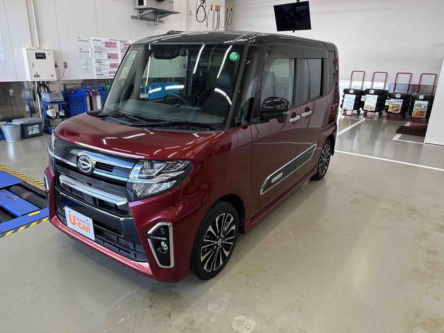 タントカスタムＲＳセレクションターボ車　インパネシフト　プッシュスタートスイッチ　電子カードキー　アルミホイール　衝突軽減Ｂ　車線逸脱　両側電動スライドＤ（鹿児島県）の中古車