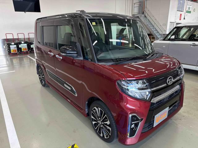タントカスタムＲＳセレクションターボ車　インパネシフト　プッシュスタートスイッチ　電子カードキー　アルミホイール　衝突軽減Ｂ　車線逸脱　両側電動スライドＤ（鹿児島県）の中古車