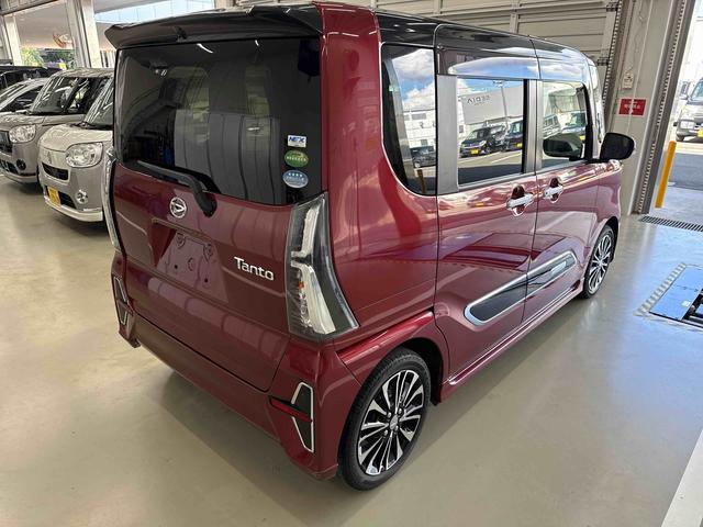 タントカスタムＲＳセレクションターボ車　インパネシフト　プッシュスタートスイッチ　電子カードキー　アルミホイール　衝突軽減Ｂ　車線逸脱　両側電動スライドＤ（鹿児島県）の中古車
