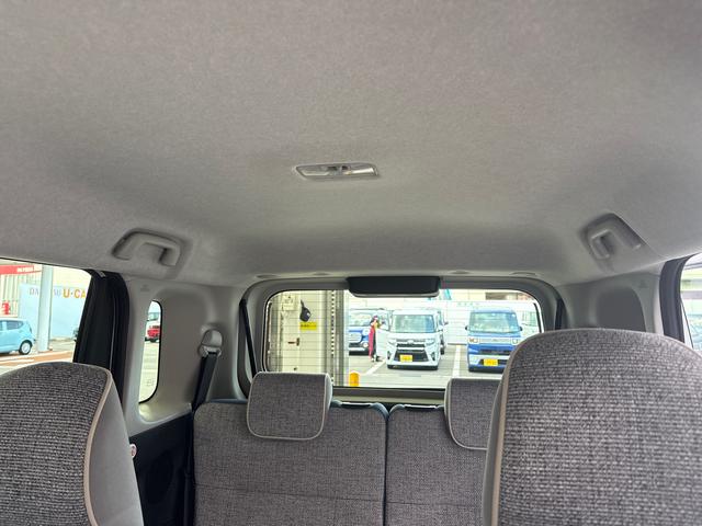 ムーヴキャンバスストライプスGターボターボ車 インパネシフト プッシュスタートスイッチ 電子カードキー 電動パーキングブレーキ 左右オートスライド レーダーブレーキ オートハイビーム レーンキープ ABS(鹿児島県)の中古車