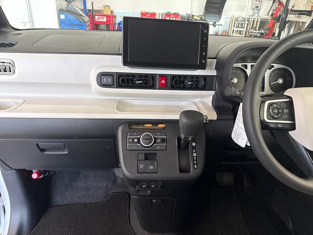 ムーヴキャンバスストライプスGターボターボ車 インパネシフト プッシュスタートスイッチ 電子カードキー 電動パーキングブレーキ 左右オートスライド レーダーブレーキ オートハイビーム レーンキープ ABS(鹿児島県)の中古車