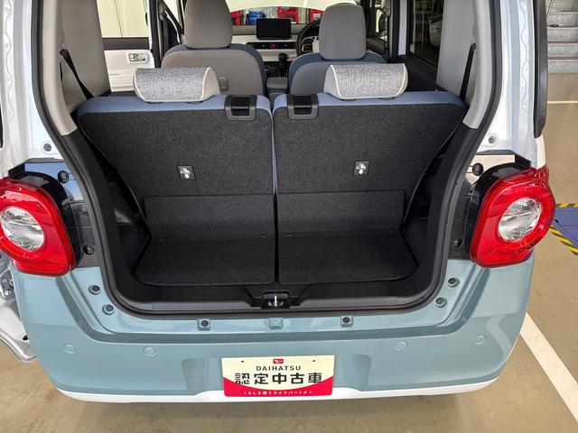 ムーヴキャンバスストライプスGターボターボ車 インパネシフト プッシュスタートスイッチ 電子カードキー 電動パーキングブレーキ 左右オートスライド レーダーブレーキ オートハイビーム レーンキープ ABS(鹿児島県)の中古車