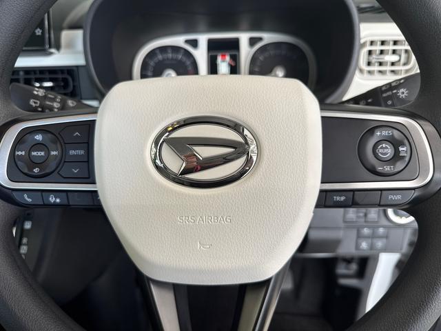 ムーヴキャンバスストライプスGターボターボ車 インパネシフト プッシュスタートスイッチ 電子カードキー 電動パーキングブレーキ 左右オートスライド レーダーブレーキ オートハイビーム レーンキープ ABS(鹿児島県)の中古車