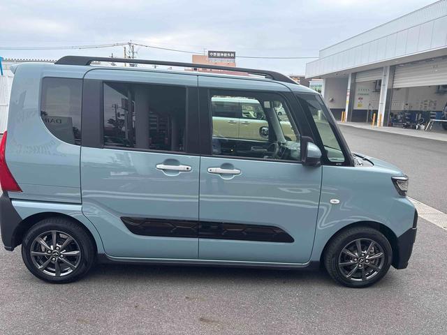 タントファンクロスインパネシフト　プッシュスタートスイッチ　電子カードキー　電動パーキングブレーキ　電動スライドドア　衝突軽減システム　レーンキープアシスト　ＡＢＳ　アルミホイール（鹿児島県）の中古車