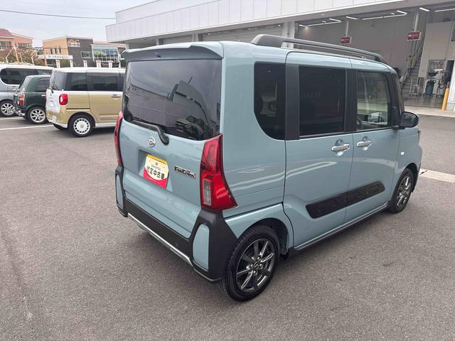 タントファンクロスインパネシフト　プッシュスタートスイッチ　電子カードキー　電動パーキングブレーキ　電動スライドドア　衝突軽減システム　レーンキープアシスト　ＡＢＳ　アルミホイール（鹿児島県）の中古車