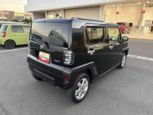 タフトGインパネシフト プッシュスタートスイッチ 電子カードキー 被害軽減ブレーキ オートマチックハイビーム ガラスルーフ アルミホイール ABS(鹿児島県)の中古車