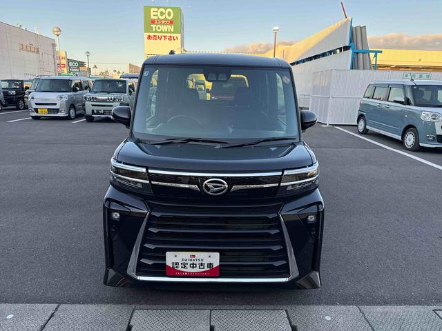 タントカスタムXインパネシフト プッシュスタートスイッチ 電子カードキー 電動パーキングブレーキ 衝突軽減ブレーキ 車線逸脱防止 アルミホイール 両側パワースライドドア(鹿児島県)の中古車