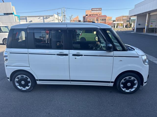 ムーヴキャンバスＧブラックアクセントＶＳ　ＳＡIIIインパネシフト　プッシュスタートスイッチ　電子カードキー　ブレーキサポート　レーンキープ　両側電動ドア　オートマチックハイビーム　ＡＢＳ（鹿児島県）の中古車