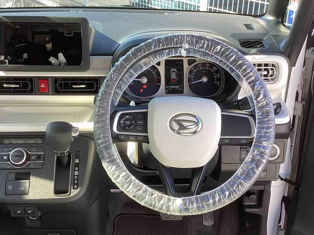 ムーヴキャンバスストライプスＧインパネシフト　プッシュスタートスイッチ　電子カードキー　電動パーキングブレーキ　衝突被害軽減　車線逸脱　オートハイビーム　ＡＢＳ　両側パワースライドドア（鹿児島県）の中古車