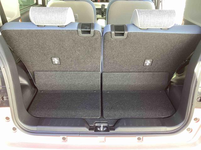 ムーヴキャンバスストライプスＧインパネシフト　プッシュスタートスイッチ　電子カードキー　電動パーキングブレーキ　衝突被害軽減　車線逸脱　オートハイビーム　ＡＢＳ　両側パワースライドドア（鹿児島県）の中古車