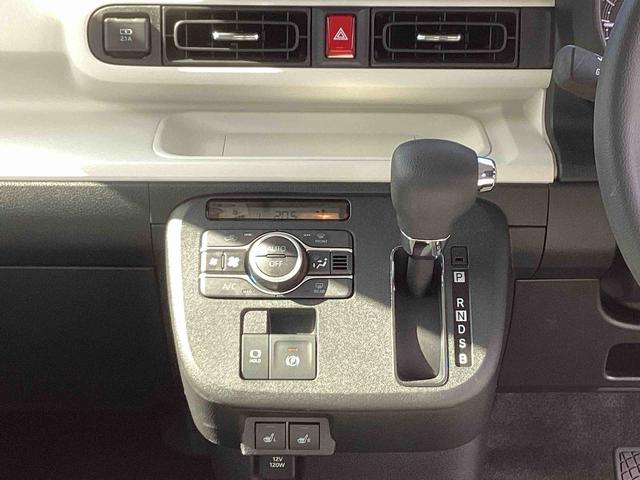 ムーヴキャンバスストライプスＧインパネシフト　プッシュスタートスイッチ　電子カードキー　電動パーキングブレーキ　衝突被害軽減　車線逸脱　オートハイビーム　両側パワースライドドア　ＡＢＳ（鹿児島県）の中古車