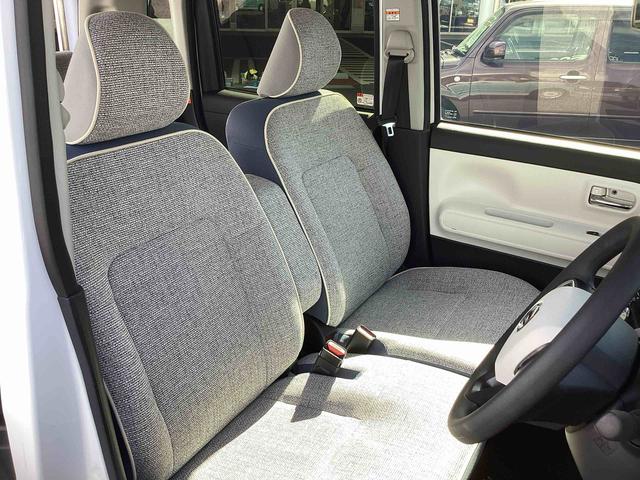 ムーヴキャンバスストライプスＧインパネシフト　プッシュスタートスイッチ　電子カードキー　電動パーキングブレーキ　衝突被害軽減　車線逸脱　オートハイビーム　両側パワースライドドア　ＡＢＳ（鹿児島県）の中古車