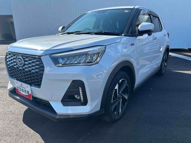 ロッキープレミアムＧ　ＨＥＶ純正カーナビ＆ナビ連動ＦＲドラレコ　パノラマモニター　全車速追従型オートクルーズ　ＥＴＣ　コーナーセンサー　シートヒーター　ＬＥＤヘッドライト　オートライト　プッシュボタンスタート（鹿児島県）の中古車