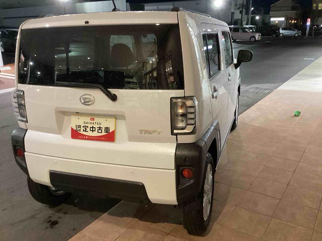 タフトＧインパネシフト　プッシュスタートスイッチ　電子カードキー　カーナビ　車線逸脱防止　オートマチックハイビーム　踏み間違い防止アシスト　ＡＢＳ　アルミホイール（鹿児島県）の中古車