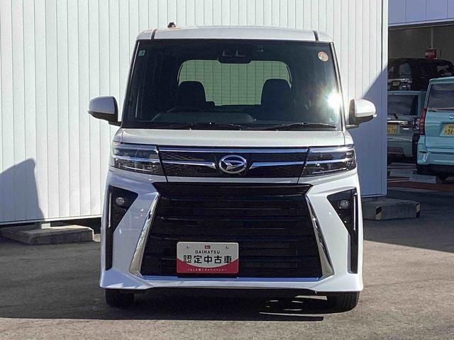 タントカスタムＸインパネシフト　プッシュスタートスイッチ　電子カードキー　電動パーキングブレーキ　両側電動スライドドア　レーンキープアシスト　オートマチックハイビーム　前後ブレーキサポート　アルミホイール（鹿児島県）の中古車