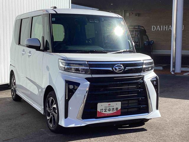 タントカスタムＸインパネシフト　プッシュスタートスイッチ　電子カードキー　電動パーキングブレーキ　両側電動スライドドア　レーンキープアシスト　オートマチックハイビーム　前後ブレーキサポート　アルミホイール（鹿児島県）の中古車