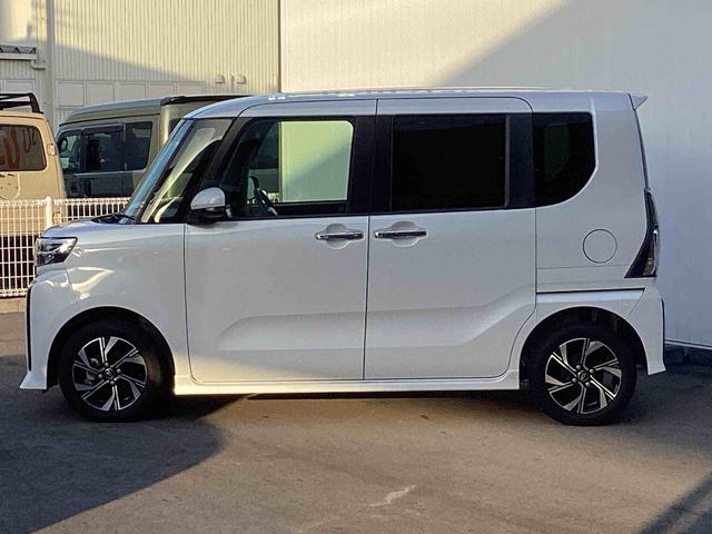 タントカスタムXインパネシフト プッシュスタートスイッチ 電子カードキー 電動パーキングブレーキ カーナビ リヤ両側パワースライドドア レーンキープアシスト オートマチックハイビーム ABS アルミホイール(鹿児島県)の中古車