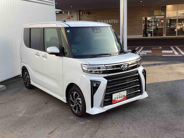 タントカスタムXインパネシフト プッシュスタートスイッチ 電子カードキー 電動パーキングブレーキ カーナビ リヤ両側パワースライドドア レーンキープアシスト オートマチックハイビーム ABS アルミホイール(鹿児島県)の中古車