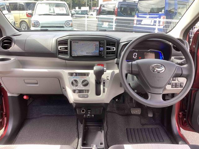 ミライースＸ　ＳＡIIIインパネシフト　カーナビ　衝突軽減ブレーキ搭載車　車線逸脱警告　オートハイビーム　ＡＢＳ（鹿児島県）の中古車