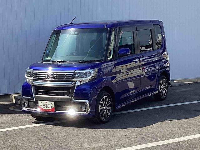タントカスタムＸ　トップエディションＶＳ　ＳＡIIIインパネシフト　プッシュスタートスイッチ　電子カードキー　オートエアコン　レーンアシスト　アルミホイール　ＡＢＳ　衝突被害軽減システム（鹿児島県）の中古車