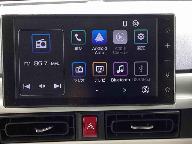 ムーヴキャンバスストライプスＧインパネシフト　プッシュスタートスイッチ　電子カードキー　電動パーキングブレーキ　両側電動スライドドア　ディスプレイオーディオ　ハイビームアシスト　レーンキープアシスト　ＡＢＳ　衝突被害軽減システム（鹿児島県）の中古車