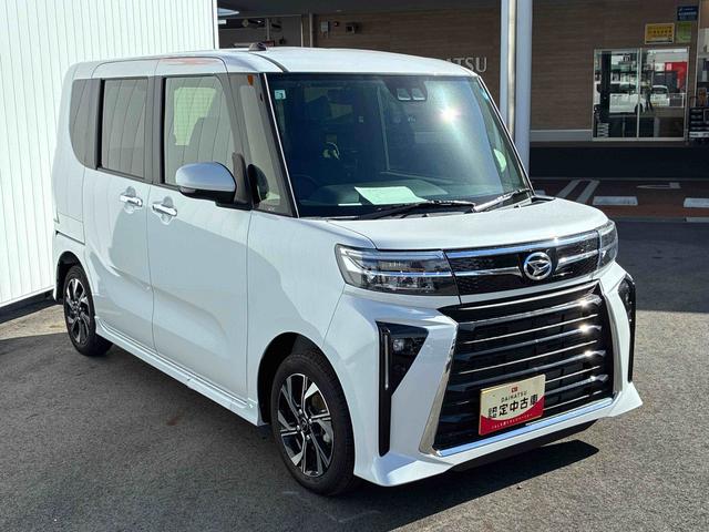 タントカスタムX★ボディコーティング (ガードコスメ施工)★ 両側オートスライドドア 衝突低減ブレーキ レーンキープアシスト オートマチックハイビーム ABS アルミホイール(鹿児島県)の中古車
