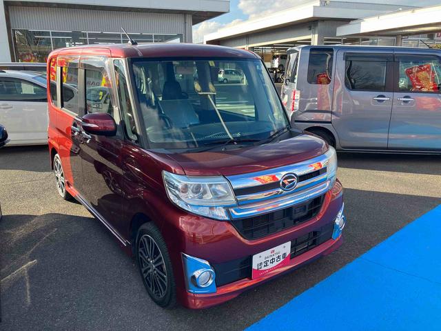 タントカスタムＲＳ　ＳＡ２ＷＤ　ＣＶＴ　６６０ｃｃ　ターボ　カーナビ　衝突被害軽減ブレーキ　横滑り防止装置　ＡＢＳ　アイドリングストップ　プッシュボタンスタート　両側電動スライドドア　オートエアコン　ベンチシート（福島県）の中古車