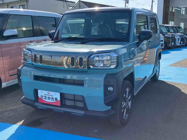 タフトＧ　ダーククロムベンチャー４ＷＤ　ＣＶＴ　６６０ｃｃ　衝突被害軽減ブレーキ　横滑り防止装置　ＡＢＳ　アイドリングストップ　プッシュボタンスタート　スカイフィールトップ　前席シートヒーター　電動パーキングブレーキ（福島県）の中古車