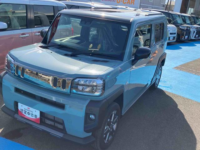 タフトＧ　ダーククロムベンチャー４ＷＤ　ＣＶＴ　６６０ｃｃ　衝突被害軽減ブレーキ　横滑り防止装置　ＡＢＳ　アイドリングストップ　プッシュボタンスタート　スカイフィールトップ　前席シートヒーター　電動パーキングブレーキ（福島県）の中古車