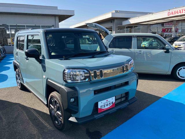 タフトＧ　ダーククロムベンチャー４ＷＤ　ＣＶＴ　６６０ｃｃ　衝突被害軽減ブレーキ　横滑り防止装置　ＡＢＳ　アイドリングストップ　プッシュボタンスタート　スカイフィールトップ　前席シートヒーター　電動パーキングブレーキ（福島県）の中古車