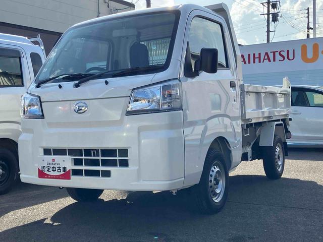 ハイゼットトラック多目的ダンプ４ＷＤ　５速マニュアル　６６０ｃｃ　電動モーター式ダンプ　運転席・助手席エアバッグ　エアコン　パワーステアリング　荷台作業灯　リヤ４枚リーフスプリング　左右乗降アシストグリップ　スマートアシスト非装着（福島県）の中古車