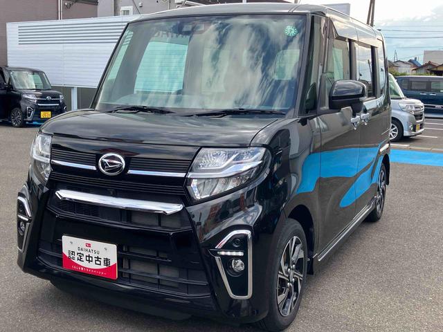 タントカスタムＸ２ＷＤ　６６０ｃｃ　カーナビ　全方位モニター　ドライブレコーダー　衝突被害軽減ブレーキ　横滑り防止装置　ＡＢＳ　アイドリングストップ　プッシュボタンスタート　両側電動スライドドア　前席シートヒーター（福島県）の中古車