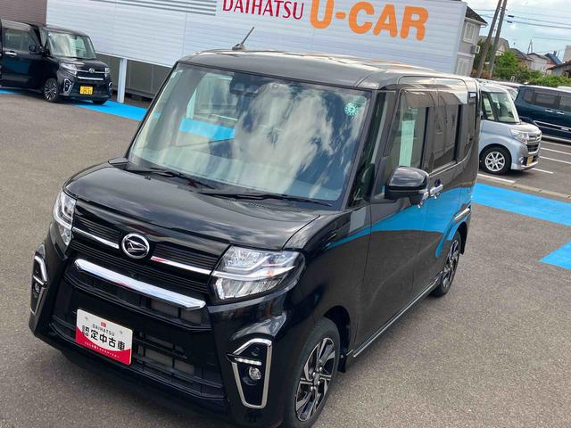 タントカスタムＸ２ＷＤ　６６０ｃｃ　カーナビ　全方位モニター　ドライブレコーダー　衝突被害軽減ブレーキ　横滑り防止装置　ＡＢＳ　アイドリングストップ　プッシュボタンスタート　両側電動スライドドア　前席シートヒーター（福島県）の中古車