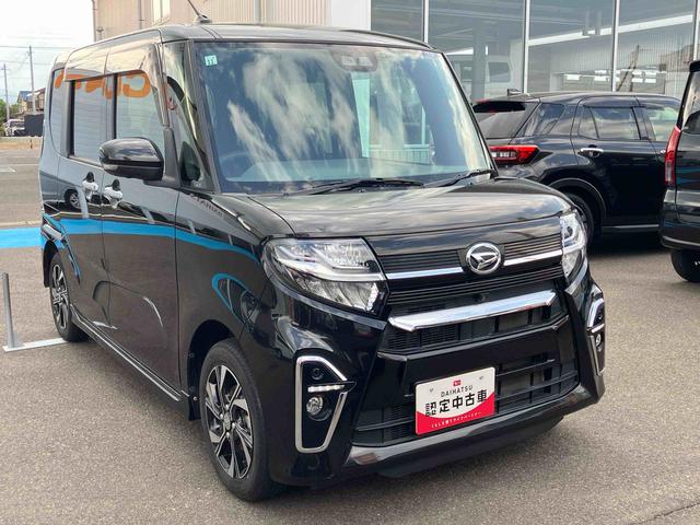 タントカスタムＸ２ＷＤ　６６０ｃｃ　カーナビ　全方位モニター　ドライブレコーダー　衝突被害軽減ブレーキ　横滑り防止装置　ＡＢＳ　アイドリングストップ　プッシュボタンスタート　両側電動スライドドア　前席シートヒーター（福島県）の中古車