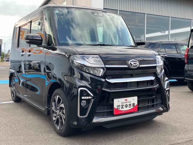 タントカスタムＸ２ＷＤ　６６０ｃｃ　カーナビ　全方位モニター　ドライブレコーダー　衝突被害軽減ブレーキ　横滑り防止装置　ＡＢＳ　アイドリングストップ　プッシュボタンスタート　両側電動スライドドア　前席シートヒーター（福島県）の中古車