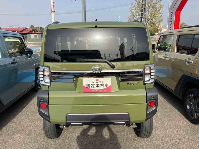 タフトＧターボ　ダーククロムベンチャー４ＷＤ　ＣＶＴ　ターボ　６６０ｃｃ　クルーズコントロール　電動パーキングブレーキ　衝突被害軽減ブレーキ　横滑り防止装置　ＡＢＳ　アイドリングストップ　プッシュボタンスタート　スカイフィールトップ（福島県）の中古車