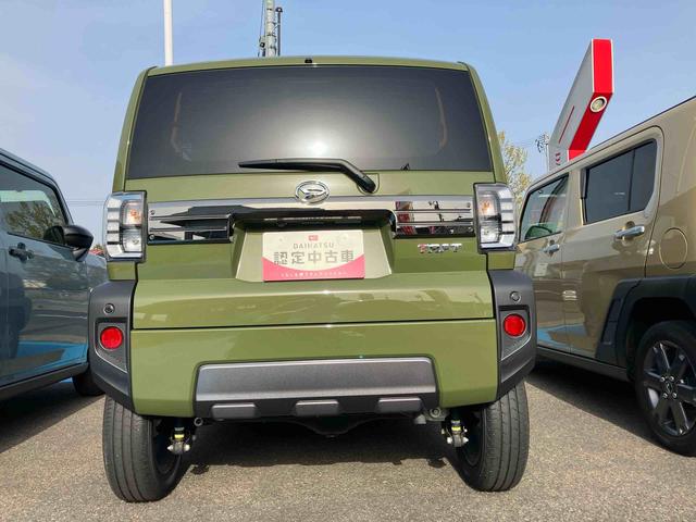タフトＧターボ　ダーククロムベンチャー４ＷＤ　ＣＶＴ　ターボ　６６０ｃｃ　クルーズコントロール　電動パーキングブレーキ　衝突被害軽減ブレーキ　横滑り防止装置　ＡＢＳ　アイドリングストップ　プッシュボタンスタート　スカイフィールトップ（福島県）の中古車