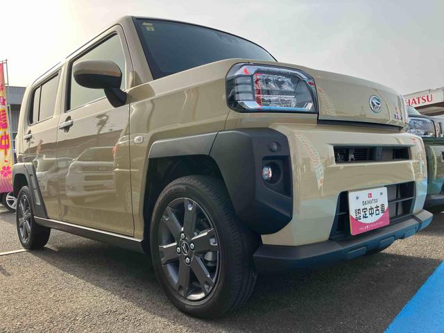 タフトＧターボ２ＷＤ　ＣＶＴ　６６０ｃｃ　クルーズコントロール　電動パーキングブレーキ　衝突被害軽減ブレーキ　横滑り防止装置　ＡＢＳ　アイドリングストップ　プッシュボタンスタート　スカイフィールトップ（福島県）の中古車