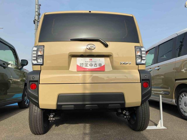 タフトＧターボ２ＷＤ　ＣＶＴ　６６０ｃｃ　クルーズコントロール　電動パーキングブレーキ　衝突被害軽減ブレーキ　横滑り防止装置　ＡＢＳ　アイドリングストップ　プッシュボタンスタート　スカイフィールトップ（福島県）の中古車