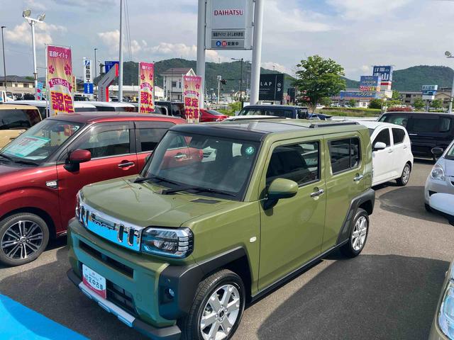 タフトＧ　クロムベンチャー２ＷＤ　ＣＶＴ　６６０ｃｃ　スカイフィールトップ　衝突被害軽減ブレーキ　横滑り防止装置　ＡＢＳ　アイドリングストップ　プッシュボタンスタート　オートエアコン　前席シートヒーター　サイドエアバッグ（福島県）の中古車