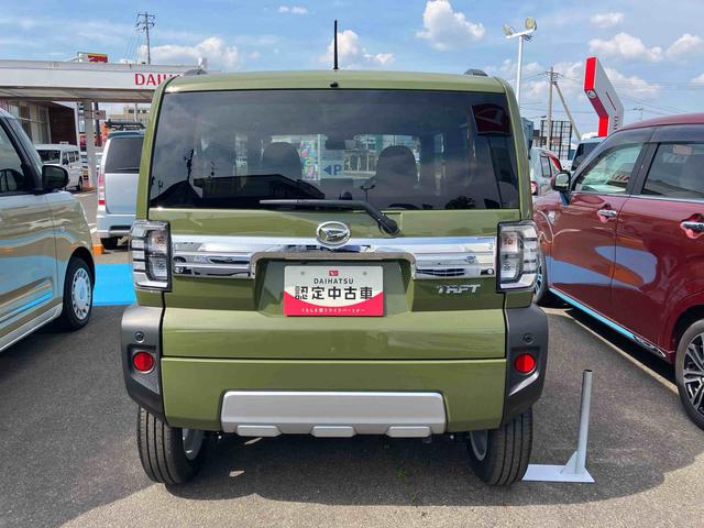 タフトＧ　クロムベンチャー２ＷＤ　ＣＶＴ　６６０ｃｃ　スカイフィールトップ　衝突被害軽減ブレーキ　横滑り防止装置　ＡＢＳ　アイドリングストップ　プッシュボタンスタート　オートエアコン　前席シートヒーター　サイドエアバッグ（福島県）の中古車