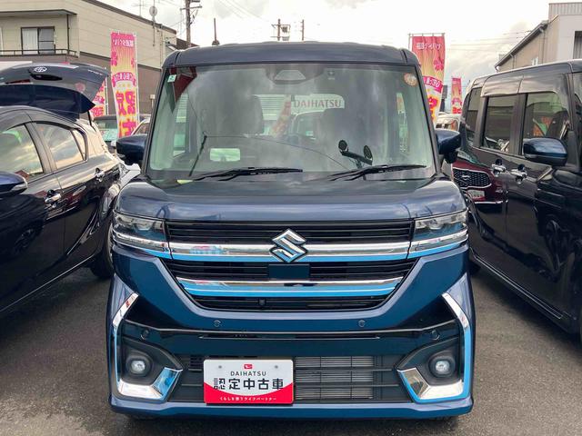 スペーシアカスタムハイブリッドＸＳターボ４ＷＤ　ＣＶＴ　６６０ｃｃ　全方位モニター付メモリーナビ　デュアルセンサーブレーキサポートＩＩ　インタークラーターボ　サイド・カーテンシールドエアバッグ　ドライブレコーダー　前席シートヒーター（福島県）の中古車