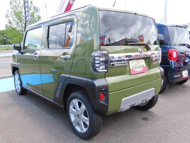 タフトＧターボ　クロムベンチャー２ＷＤ　ＣＶＴ　６６０ｃｃ　スカイフィールトップ　ナビ　バックモニター　全席シートヒーター　衝突被害軽減ブレーキ　横滑り防止装置　ＡＢＳ　アイドリングストップ　プッシュボタンスタート　クルコン（福島県）の中古車