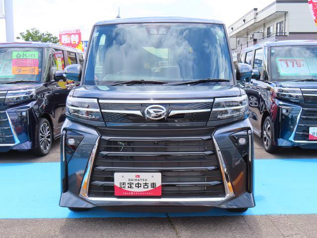 タントカスタムＲＳ２ＷＤ　ＣＶＴ　６６０ｃｃ　ターボ　両側電動スライドドア　衝突被害軽減ブレーキ　横滑り防止装置　ＡＢＳ　アイドリングストップ　プッシュボタンスタート　全席シートヒーター　ナビ用全方位カメラ（福島県）の中古車